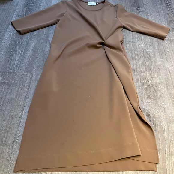 Mijeong Park Garmentory Dress Knot Drape Dress XS Stunning - Picture 7 of 11